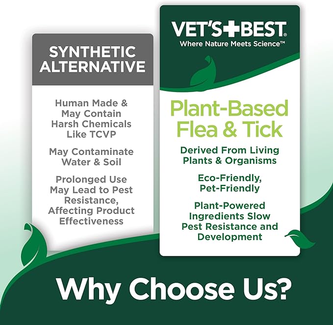 Vet's Best Flea and Tick Home Spray | Flea Treatment for Dogs and Home | Flea killer with Certified Natural Oils | 96 Ounces Refill