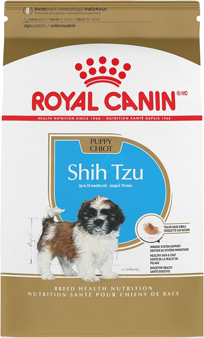 Royal Canin Shih Tzu Puppy Breed Specific Dry Dog Food, 2.5 lb bag