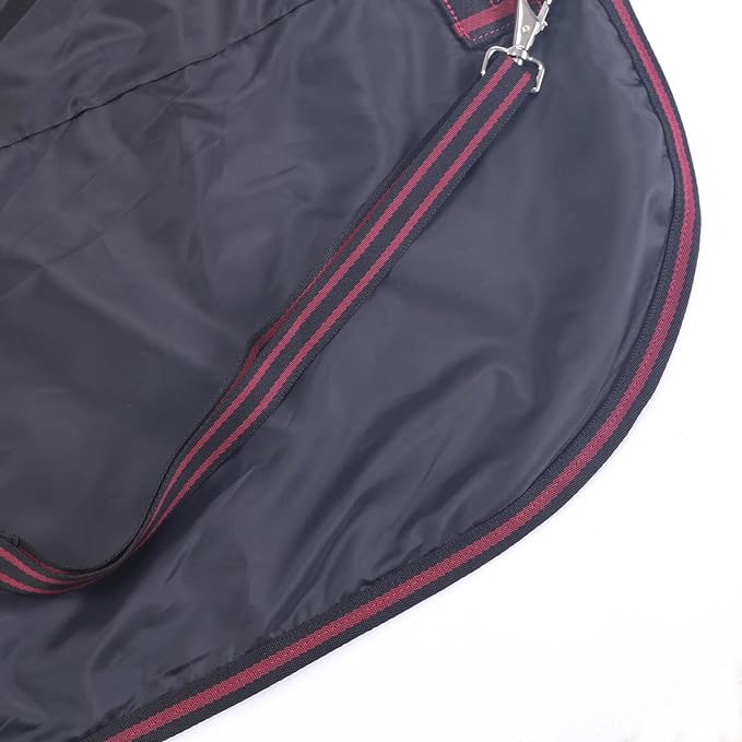 1200 Denier Rip-Stop Turnout Rain Sheet Lightweight Waterproof Breathable Horse Blanket (No Fill) Blackwine 75"