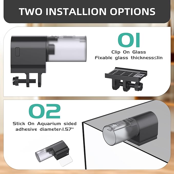 Automatic Fish Feeder for Aquarium: Vacation Food Feeder Auto Dispenser