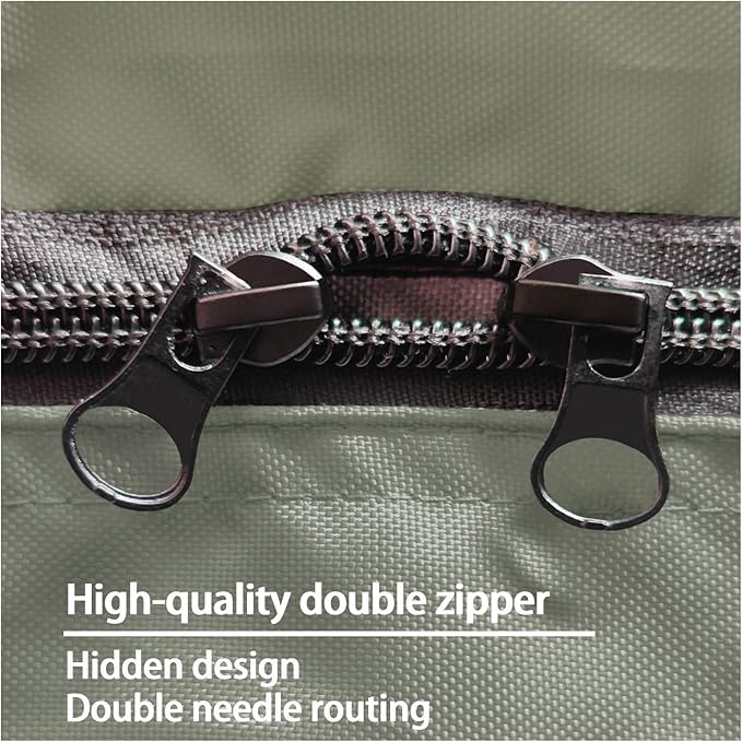 Dog Bed Cover 54Lx44Wx4H Inch.Waterproof Heavy Duty Durable Oxford Dog Bed Replacement Covers with Zipper.Washable Removable Pet Bed Mattress Protector Cover.Grayish Green,Cover Only.