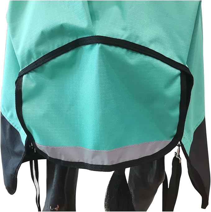 600Denier Waterproof and Breathable Horse Sheet Rip-Stop Turnout Rain Sheet Horse Blanket with Removable Leg Straps