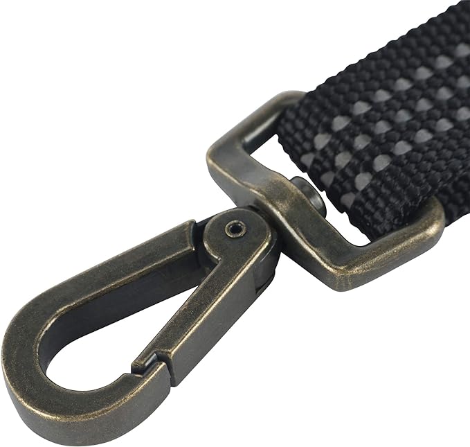 Carhartt Dog Leash Black/Brushed Brass, Large