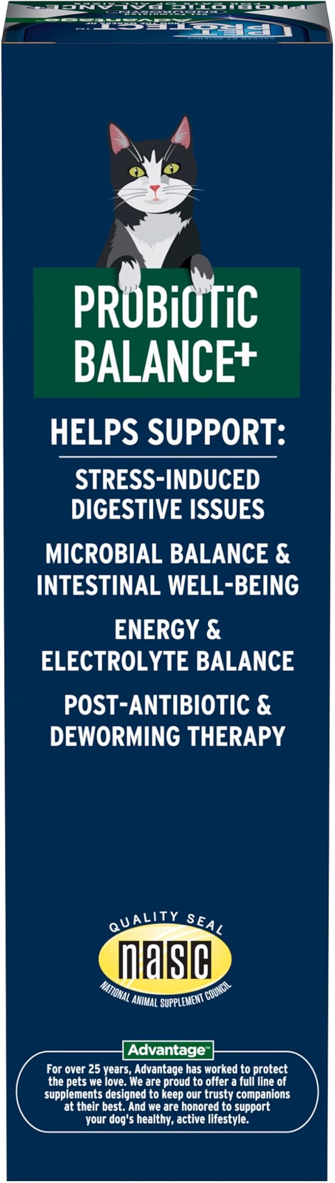 Pet Protect from The Makers of Advantage Vet-Formulated Probiotic Balance+ Cat Supplement | Oral Gel | 15g