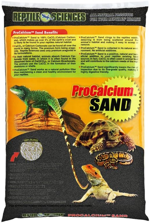 Terrarium Sand, 10-Pound, Black