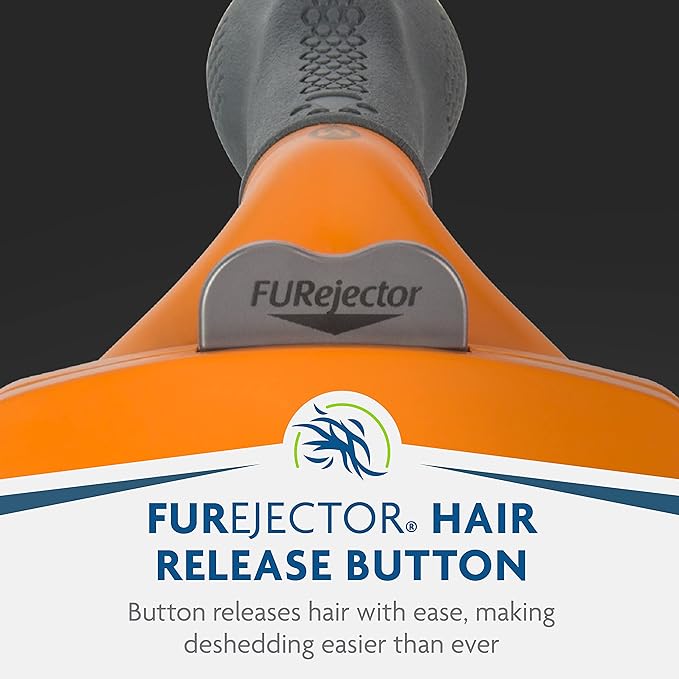 FURminator Medium Dog Undercoat deShedding Tool, Short Hair, Reduces Loose Hair from Shedding