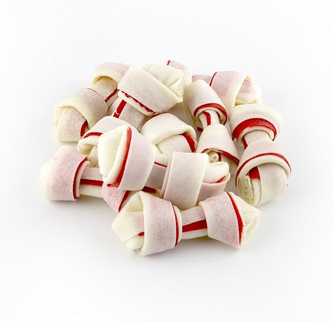 Dingo P-25002 Mini Bones, Rawhide For Small/Toy Dogs,White, 35-Count, Chicken, 0.8 pounds