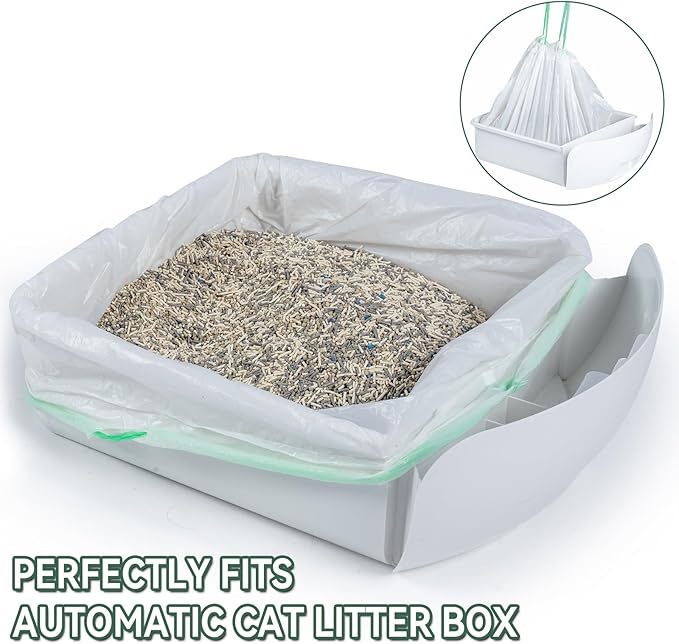 40 Count Cat Litter Box Liners for ANWA Automatic Cat Litter Box, Heavy-Duty, Extra Thick