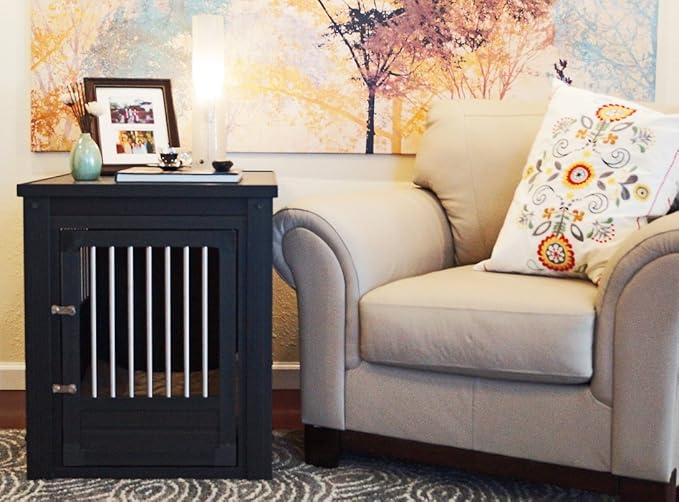 New Age Pet ecoFLEX Pet Crate/End Table, Large, Espresso