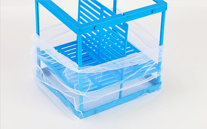 Fish Tank Aquarium Net Breeder, White Blue