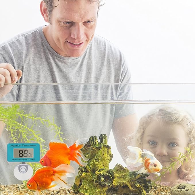 Aquarium Thermometer with Sucker, Second Generation (Update), 1 Yr Warranty