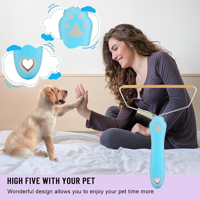 Pet Hair Remover Dog Hair Remover - Cat Hair Remover Furniture,Carpet Rake,Pet Hair Removal Tool,Pet Hair Remover for Couch,Pet Towers,Floor Mats & Rugs - Unique Carpet Scraper & Fur Remover