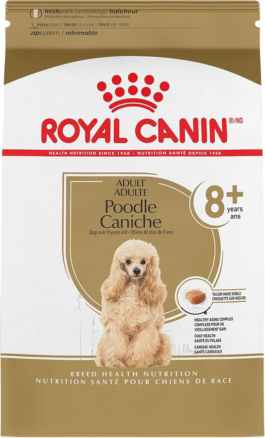 Royal Canin Breed Health Nutrition Poodle 8+ Adult Dry Dog Food, 3 lb bag