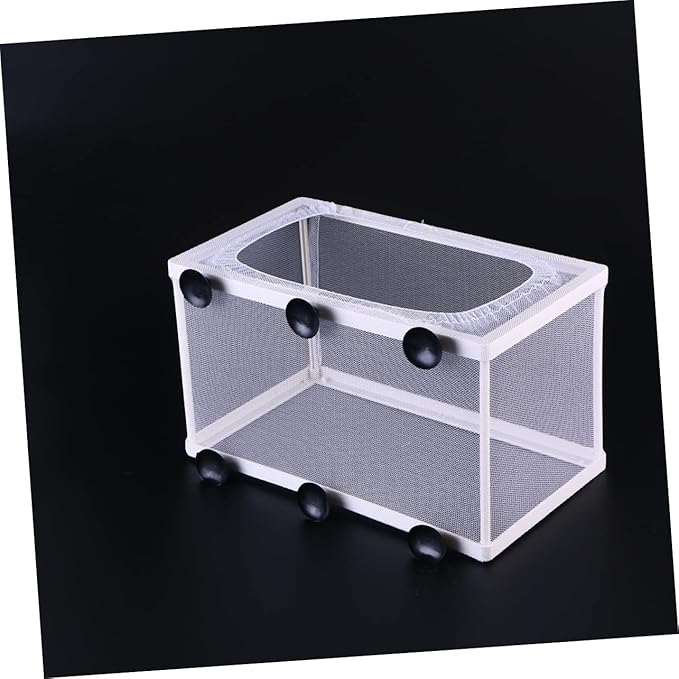 Aquarium Fish Incubator Mesh Box Nylon Mesh Box for Juvenile Fish Fry Separation Hatchery with Cups