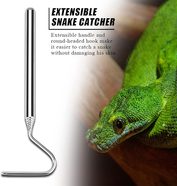 Snake Hook Reptile Capture Hook Sturdy Lizards Pet Supplies