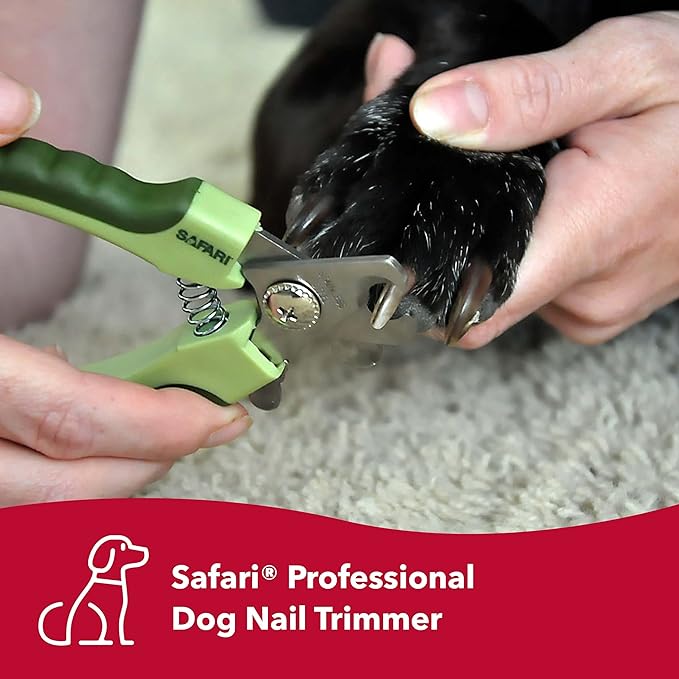 Coastal Pet Safari Professional Dog Nail Trimmer - Dog Nail Clippers for Grooming - Dog Claw Care for Small & Large Dogs - Nail Trimmer - Pet Supplies for Dog Grooming - Large - 6.6" x 2"