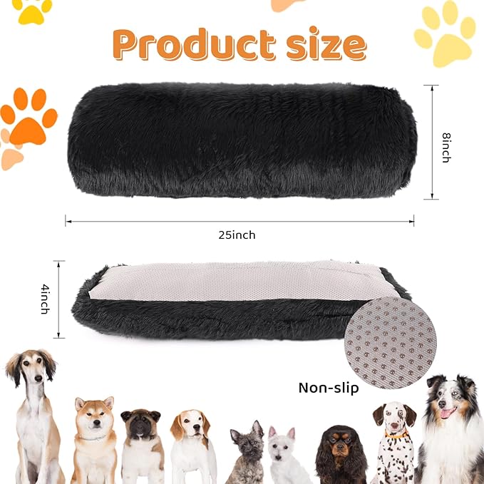 25" Dog Pillow, Dog Calming Pillow for Large and Medium Dogs, l Shaped Dog Neck Pillow for Joint Relief Sleeping&Anxiety Relief lmprove, Pet Pillow for Dogs & Cats Improve, Pet Calming Toy - 25"x8"x4"