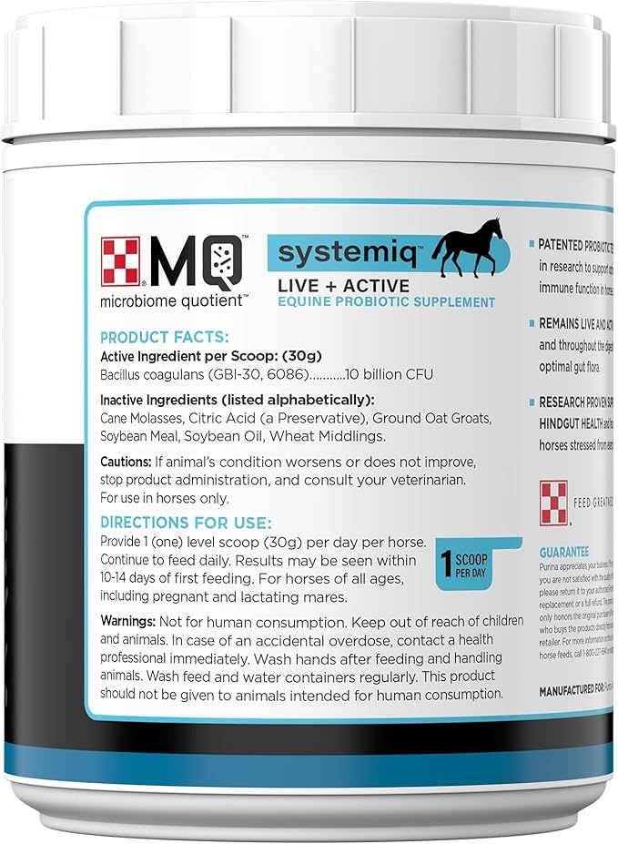 Purina® Systemiq™ Probiotic Horse Supplement | 2 Pounds (2 LB)