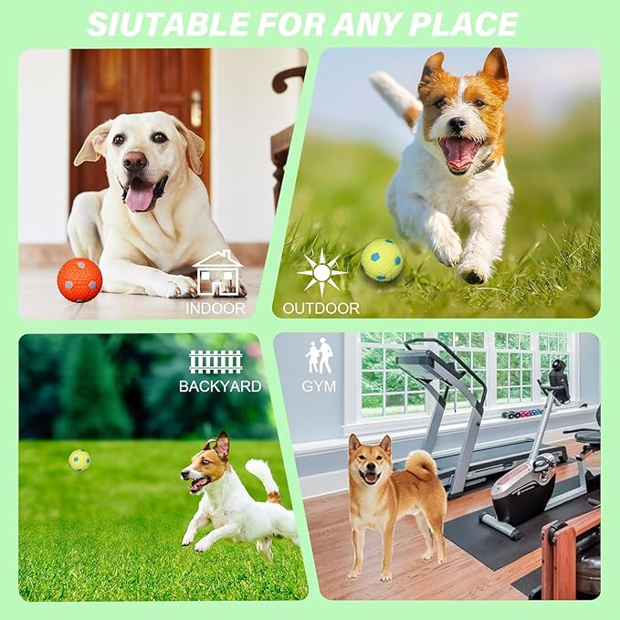 Automatic Dog Ball Launcher with 6 Balls, Dog Ball Throwing Machine Dog Interactive Toy Pet Ball Thrower Dog Fetch Toy for Small Medium Dogs