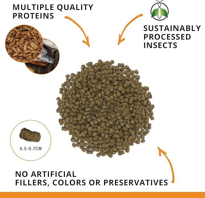 Fluval Bug Bites Goldfish Fish Food, Pellets for Medium to Large Sized Fish, 3.53 oz, A6584