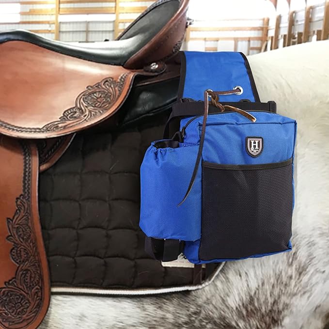 Harrison Howard Equestrian Western Saddle Bag for Horses