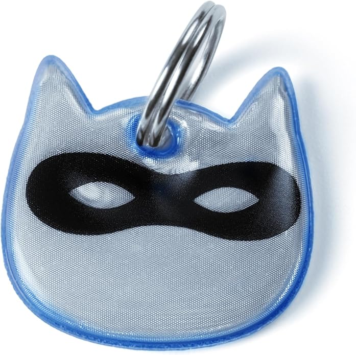 Reflective Cat Charm. Safety Cat Tag. Lightweight, High Visibility, Waterproof. Fits All Reflective Cat Collars. Other Styles Available