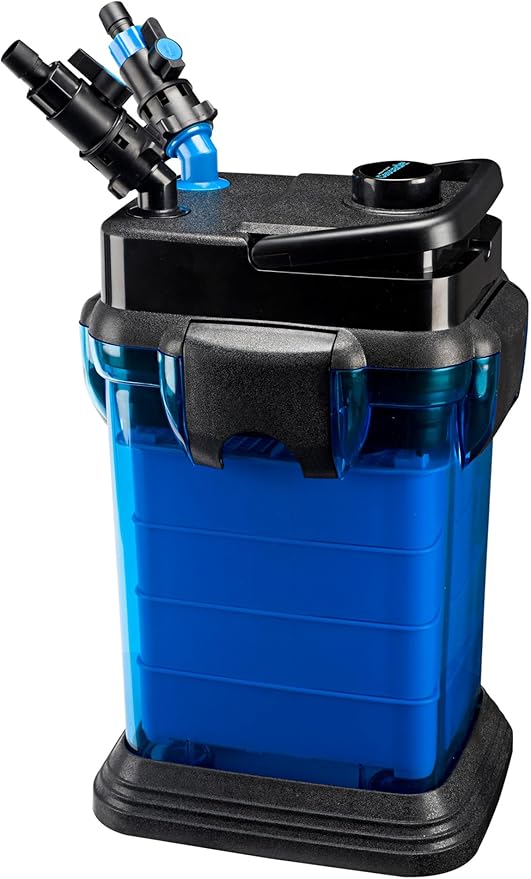 Penn-Plax Cascade All-in-One Aquarium Canister Filter – for Tanks Up to 150 Gallons (315 GPH) – Cascade 1200