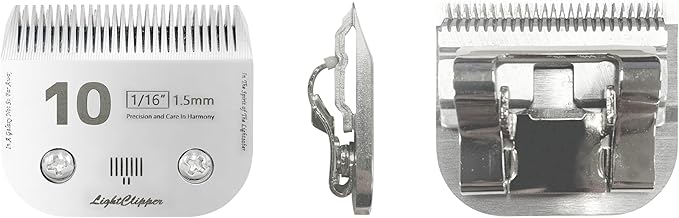 Detachable Ultra Edge Dog Clipper Blade - Constructed of Carbonized Steel, Resists Heat and Rust with Long-Lasting Sharp Edges - A5 Series (FC-10, Fine Cut)