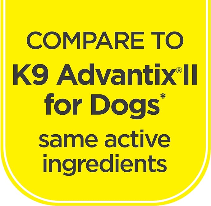 TevraPet Activate II Flea and Tick Prevention for Dogs | 4 Count | Medium Dogs 11-20 lbs | Topical Drops | 4 Months Flea Treatment