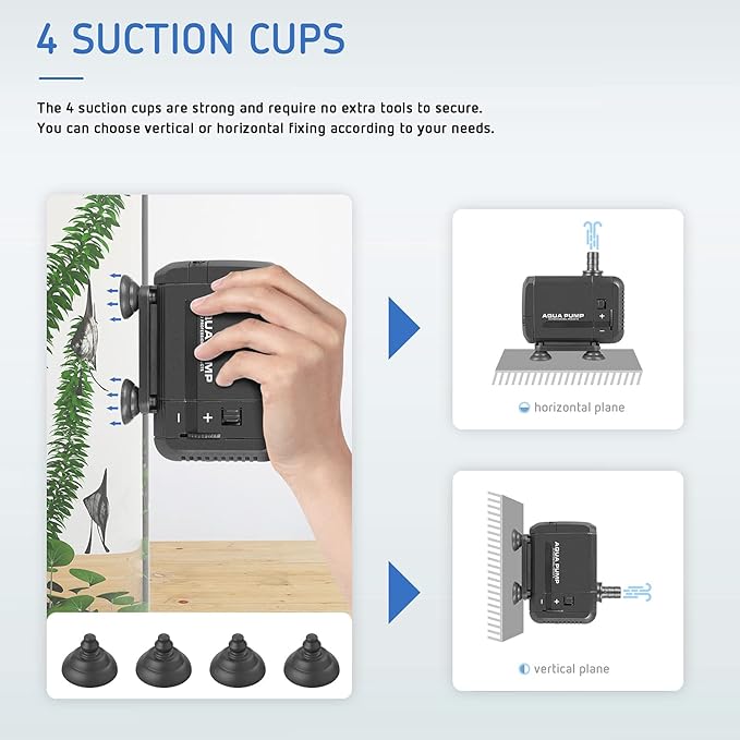 Simple Deluxe 15W 400GPH Submersible Water Pump for Pond Aquarium Hydroponics Fish Tank Fountain Waterfall