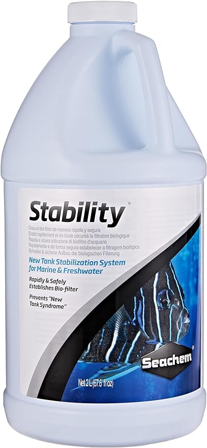 Seachem Stability Fish Tank Stabilizer - For Freshwater and Marine Aquariums 2L / 67.6 oz