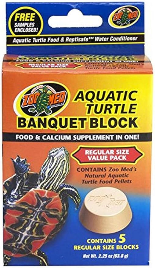 Zoo Med Banquet Block Aquatic Turtle Food