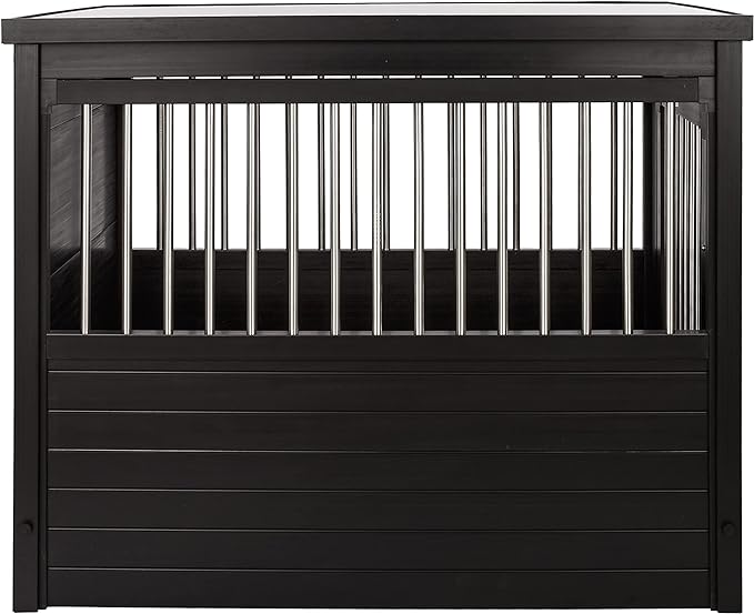 New Age Pet ecoFLEX Pet Crate/End Table, Large, Espresso
