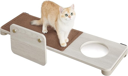 Feandrea Clickat Collection - No.008 Large Cat Shelf, Wall-Mounted Cat Perch for Large Cats, Cat Wall Shelves, Extremely Quick Assembly, Unlimited Expandability, Replaceable Module and Felt Pad