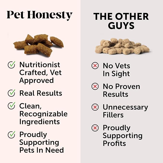 Pet Honesty Cat Probiotics Gut + Immune Health Chews - Cat Digestive Health, Cat Vitamins Supports Gut Health, Immunity Health, Healthy Digestion + Cat Constipation Relief - Chicken (30-Day Supply)