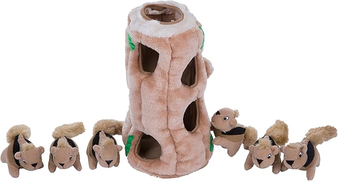 Outward Hound Hide A Squirrel Plush Dog Toy Puzzle, XL