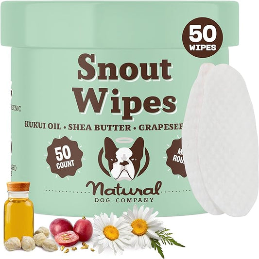 Natural Dog Company Snout Wipes for Dogs