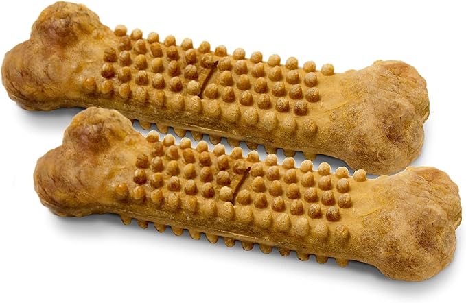 Nylabone Nubz Natural Edible Chew Treats for Dogs, Made in USA, Chicken Flavor, Small - Up to 25 lbs. (36 Count)