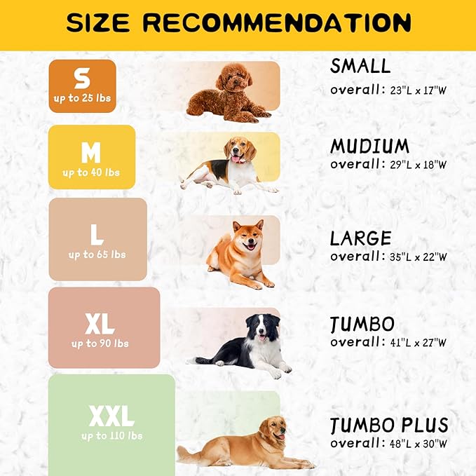 Washable Dog Bed Crate Pad for Medium Small Size Dog Soft Fluffy Kennel Pad Crate Mat for Dog Cage Anti-Slip Comfy Puppy Bed for Pet,23" x 17",Gray