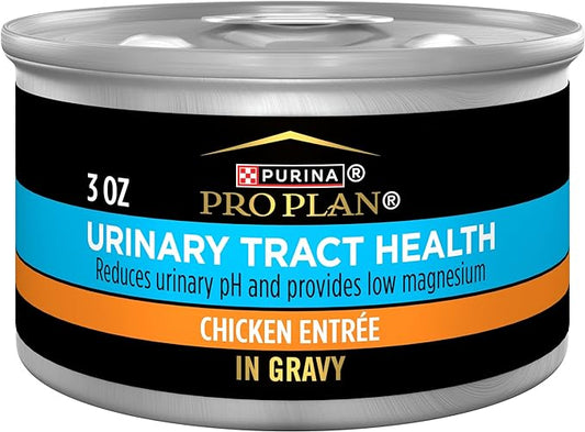 Purina Pro Plan Urinary Tract Health Chicken Entree in Gravy Cat Food - (Pack of 24) 3 oz. Pull-Top Cans