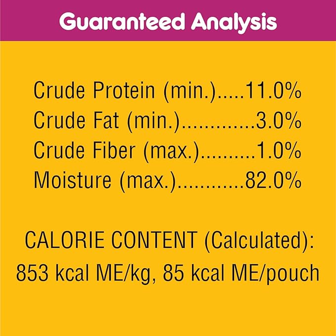 Pedigree High Protein Wet Dog Food Pouches, Beef and Pork Tenderloin Flavor Cuts in Gravy, 3.5 oz. Pouches, 16 Count