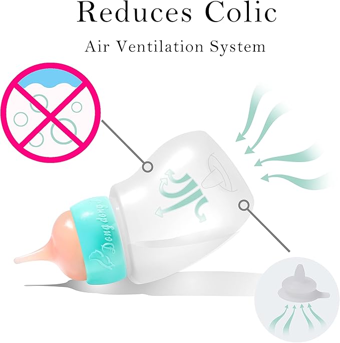 Doggiema Kitten Feeder Bottle, Silicone Feeding Nipple and Syringes for All Breed of Kittens and Other Animals (150ml Bottle+2 Sizes Nipple(S/M)+1 Syringe)