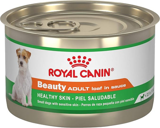 Royal Canin Canine Health Nutrition Adult Beauty Loaf in Sauce Canned Dog Food, 5.2 oz Can (Case of 24)