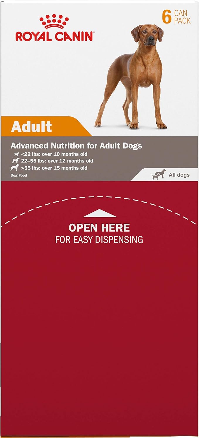 Royal Canin Canine Health Nutrition Adult In Gel Canned Dog Food, 13.5 oz can (6-pack)