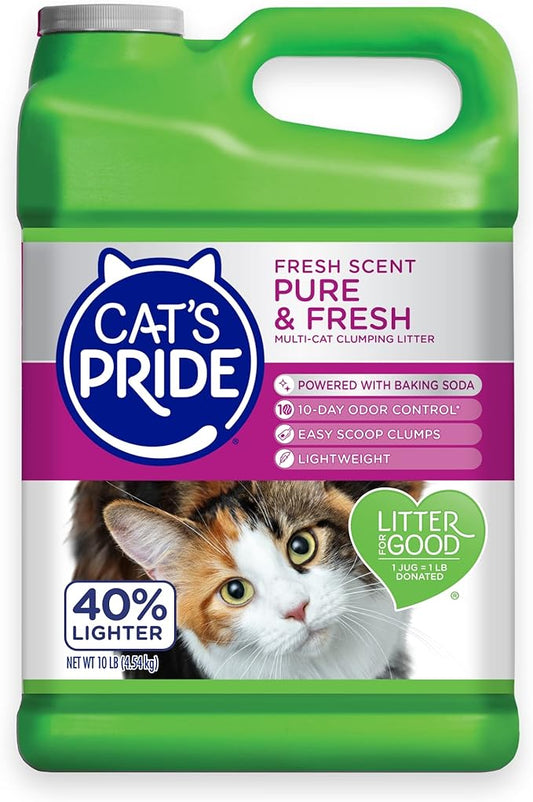 Cat's Pride Premium Lightweight Multi-Cat Clumping Litter 10 Pounds