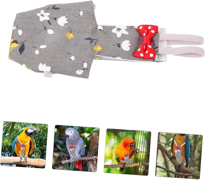 bird diapers Parakeet Diapers for Birds Inner Layer Parrot Nappy Clothes Pigeon Diaper Bird Clothes for Parakeets Bird Costume Parakeets Diaper cotton elegant accessories