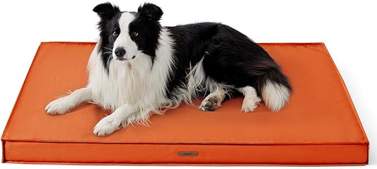 Lesure Outdoor Waterproof Dog Beds for Large Dogs - Dog Bed Washable with Oxford Fabric Surface, Large Orthopedic Foam Pet Bed with Removable and Durable Cover, Machine Washable