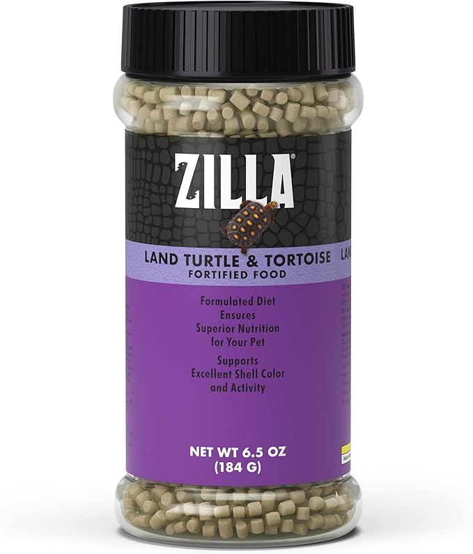 Zilla Land Turtle and Tortoise Extruded Food Pellets 6.5 Ounces
