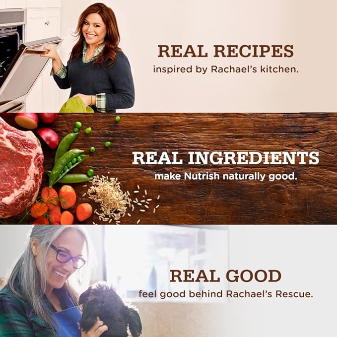 Rachael Ray Nutrish Premium Natural Wet Dog Food, Hearty Beef Stew Recipe, 8 Ounce Tub