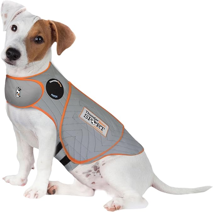 ThunderShirt for Dogs, Small, Platinum Sport - Dog Anxiety Relief Calming Vest